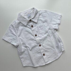 Boys Button Down Short Sleeve Shirt